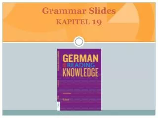 Grammar Slides kapitel 19