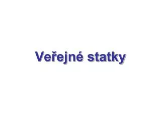 ve ejn statky
