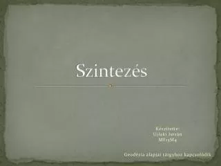 szintez s