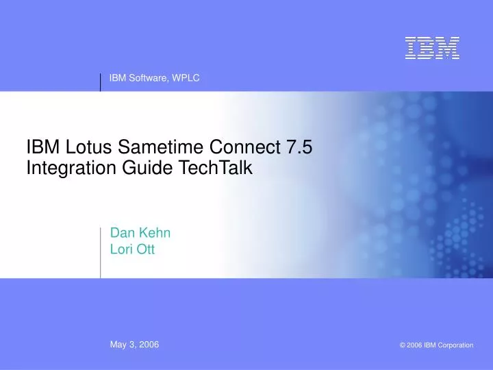 ibm lotus sametime connect 7 5 integration guide techtalk