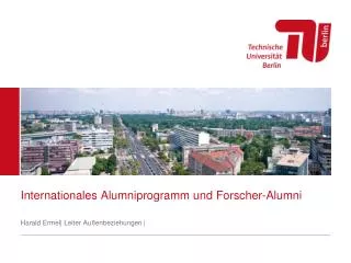 internationales alumniprogramm und forscher alumni