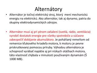 altern tory
