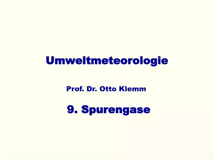 umweltmeteorologie