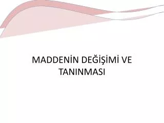 madden n de m ve taninmasi