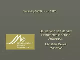 studiedag vvsg i s m crkc