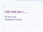 CGS 2100 Day 1….. - slide 1