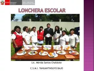 lonchera escolar