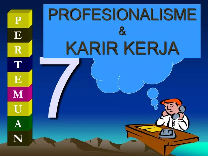 profesionalisme karir kerja