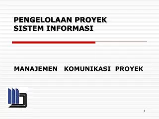 pengelolaan proyek sistem informasi