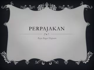 perpajakan