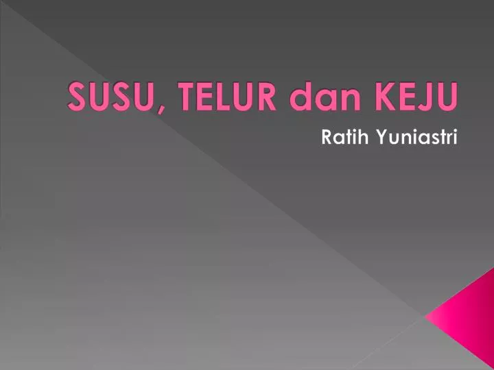 susu telur dan keju