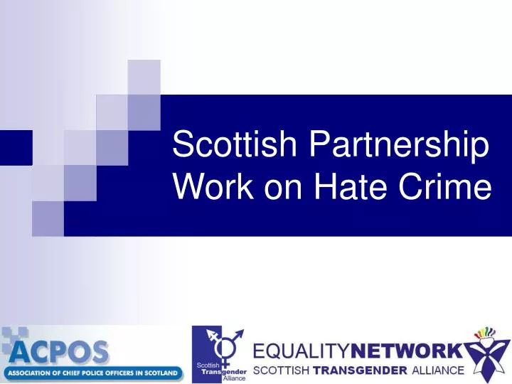 scottish partnership work on hate crime