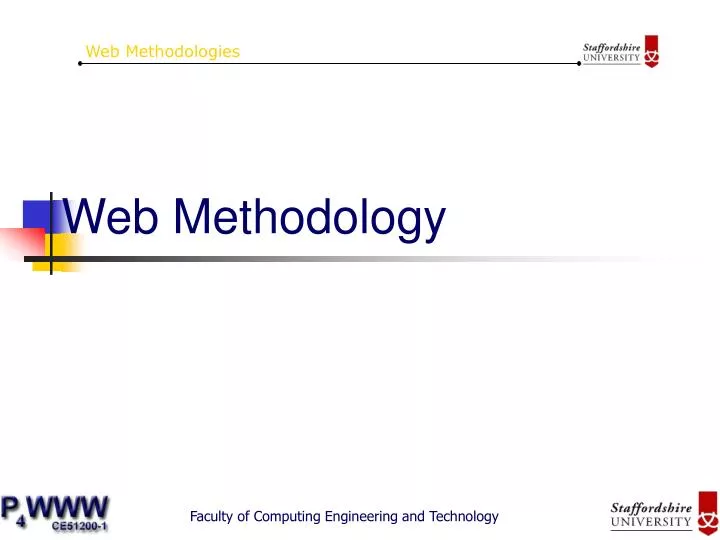 web methodology
