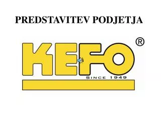 predstavitev podjetja