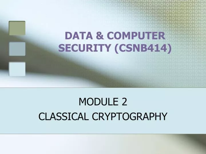 data computer security csnb414