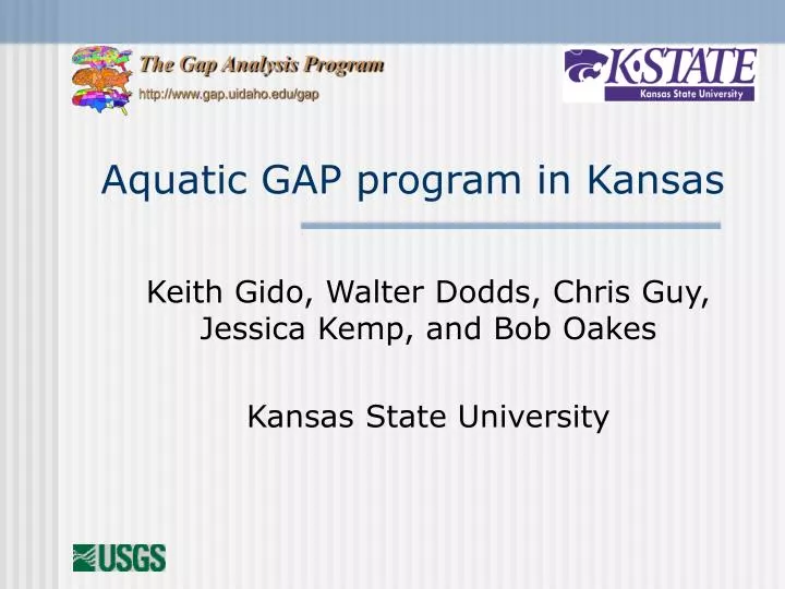 aquatic gap program in kansas
