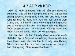 4 7 adp v kdp