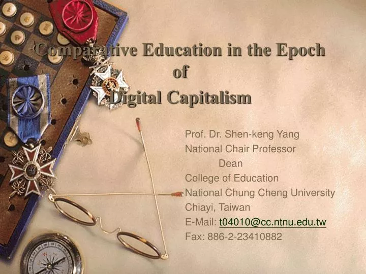 comparative education in the epoch of digital capitalism