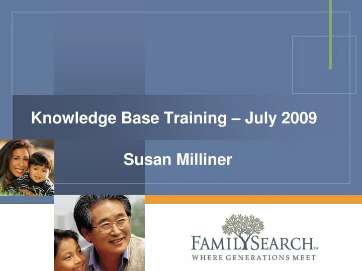 knowledge base training july 2009