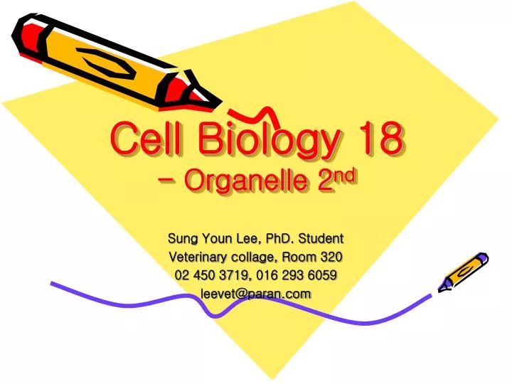 cell biology 18 organelle 2 nd