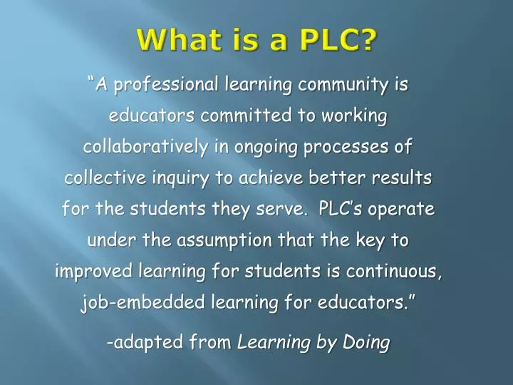 what is a plc