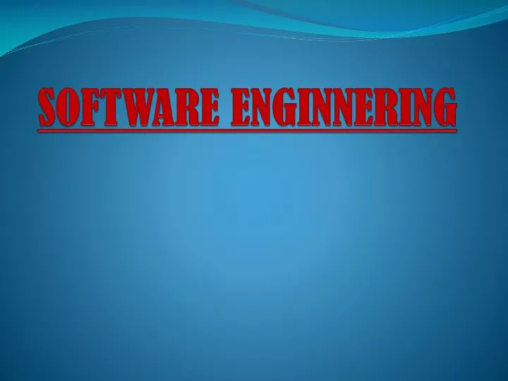 software enginnering