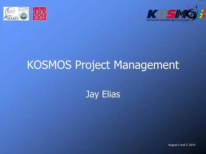 kosmos project management