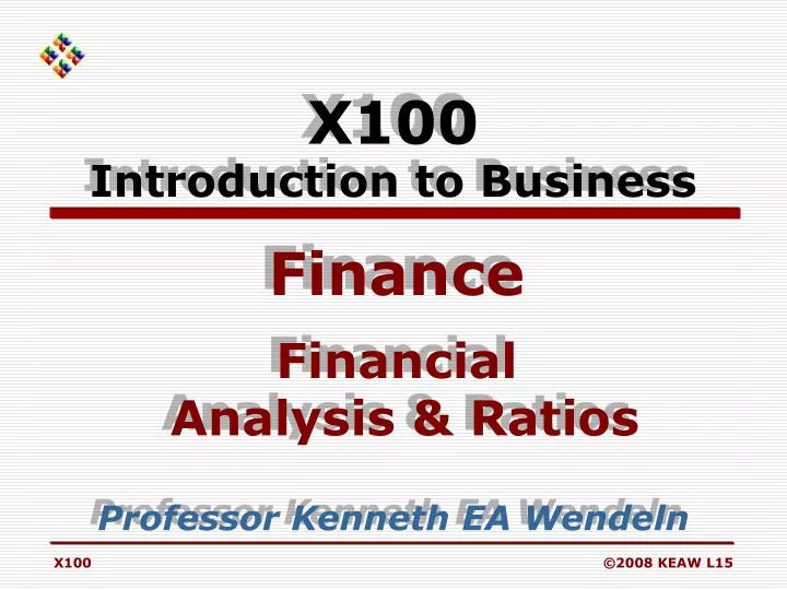 x100 introduction to business