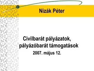 niz k p ter
