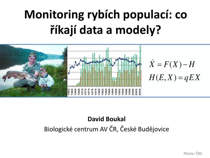 monitoring ryb ch populac co kaj data a modely