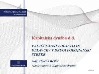kapitalska dru ba d d