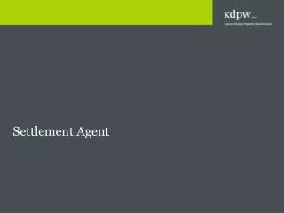 Settlement Agent