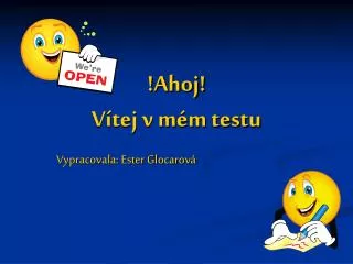 ahoj v tej v m m testu