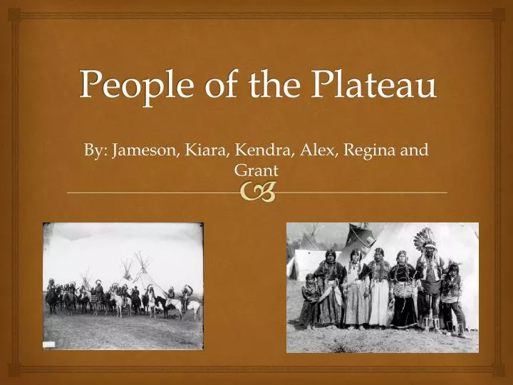 people of the plateau
