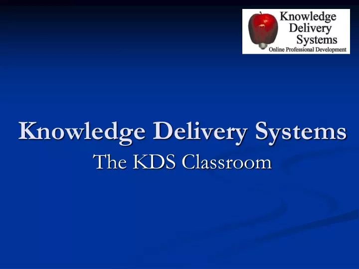 knowledge delivery systems