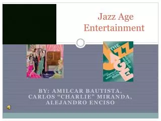 jazz age entertainment