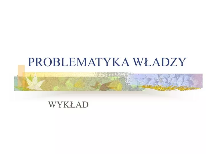 problematyka w adzy