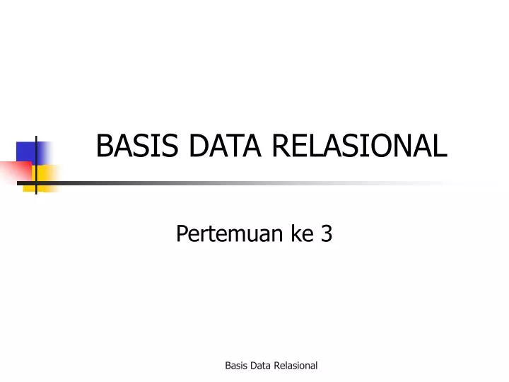 basis data relasional