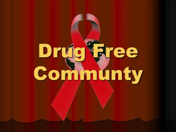 drug free communty