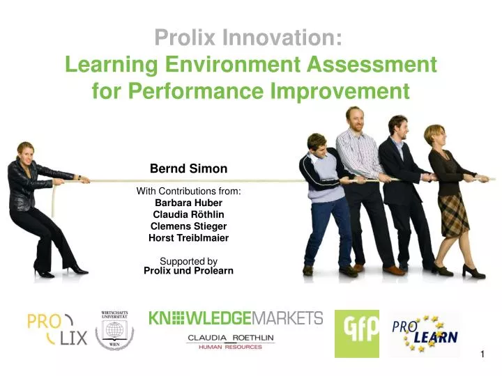 prolix innovation learning environment assessment for performance improvement