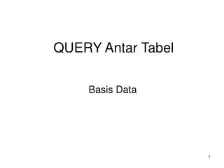 query antar tabel