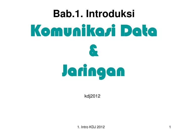 bab 1 introduksi komunikasi data jaringan