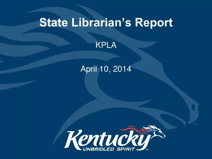 state librarian s report