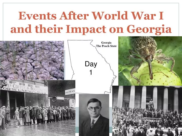 events after world war i and their impact on georgia