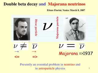 Double beta decay and Majorana neutrinos