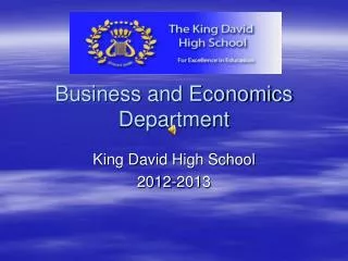 Business and Economics Department