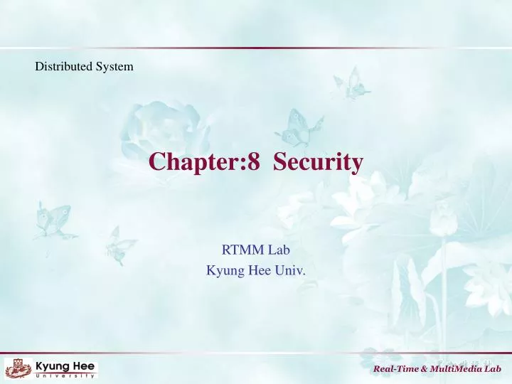 chapter 8 security