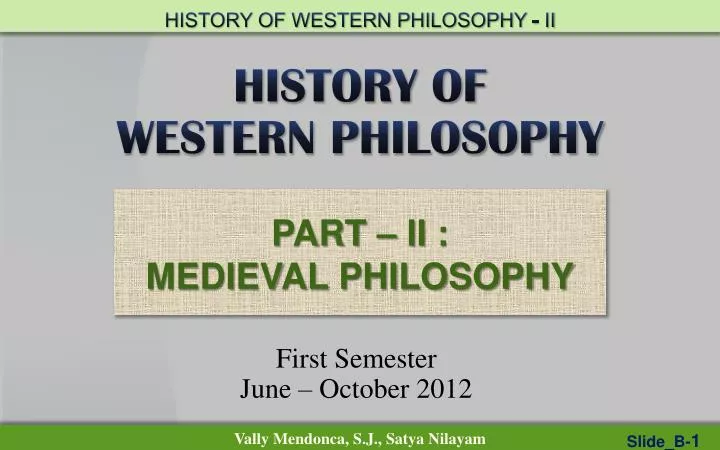 history of western philosophy