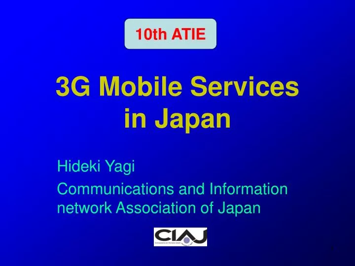 3g mobile services in japan