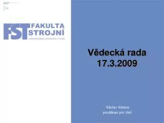 v deck rada 17 3 2009